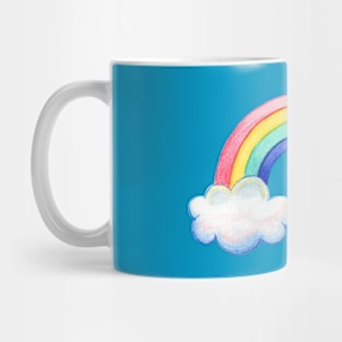 Watercolor raibow Mug